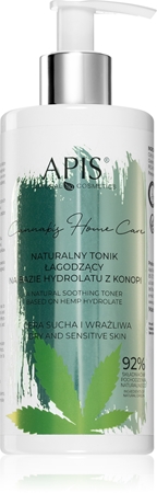 Apis Natural Cosmetics Cannabis Home Care заспокоюючий тонік для сухої та чутливої шкіри
