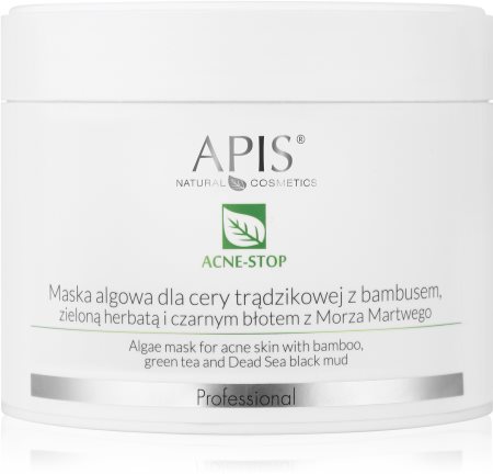 Apis Natural Cosmetics Acne-Stop Professional masque nettoyant et adoucissant pour peaux grasses sujettes à l'acné