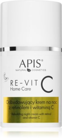 Apis Natural Cosmetics Re-Vit C Home Care nawilżający krem przeciwzmarszczkowy na noc