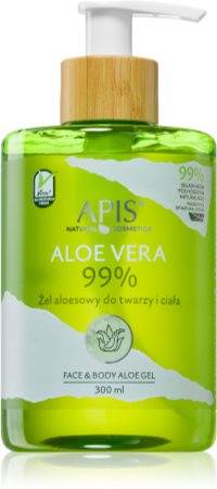 Apis Natural Cosmetics Aloe Vera Intensivt fuktgivande gel för ansikte, kropp och hår