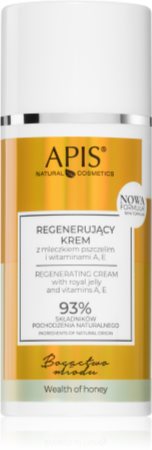 Apis Natural Cosmetics Wealth Of Honey Creme hidratante regenerador com vitaminas A e E