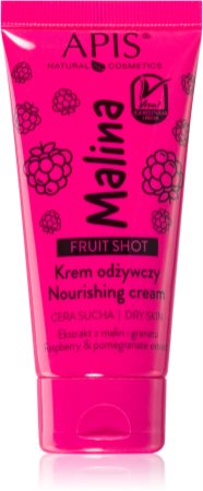 Apis Natural Cosmetics Fruit Shot Raspberry nährende Creme für trockene Haut
