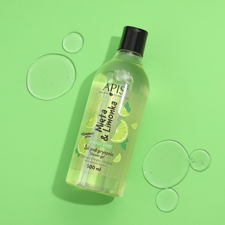 Apis Natural Cosmetics Energy Shot Mint & Lime energetyzujący żel pod prysznic