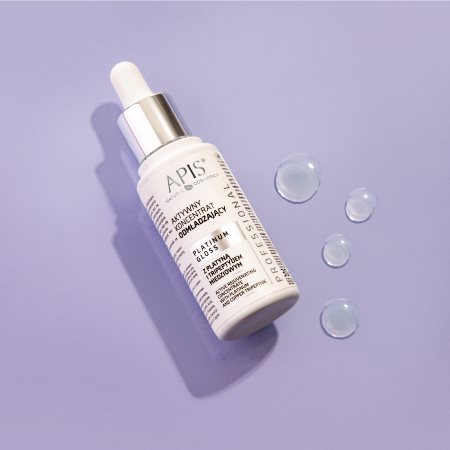 Apis Natural Cosmetics Platinum Gloss Atjaunojošas un koncentrētas kopšanas līdzeklis ar nostiprinošu efektu
