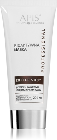 Apis Natural Cosmetics Coffee Shot зміцнювальна маска проти зморшок з екстрактом кави