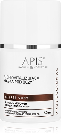 Apis Natural Cosmetics Coffee Shot oční maska s revitalizačním účinkem