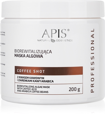 Apis Natural Cosmetics Coffee Shot revitalizační maska s výtažky z kávy