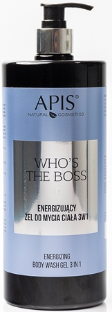 Apis Natural Cosmetics Who's The Boss gel douche booster d’énergie 3 en 1
