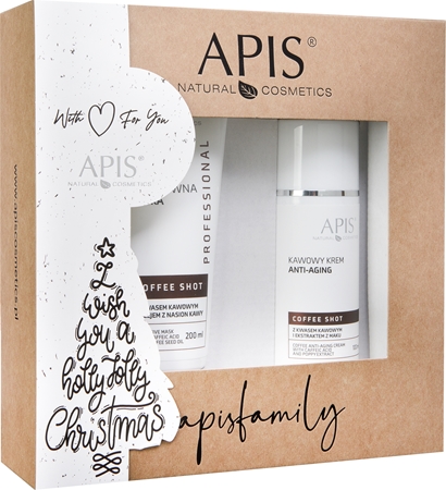 Apis Natural Cosmetics Coffee Shot dárková sada s výtažky z kávy