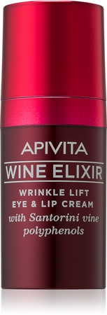 Apivita Wine Elixir Santorini Vine Kräm mot rynkor För ögonen och läppar