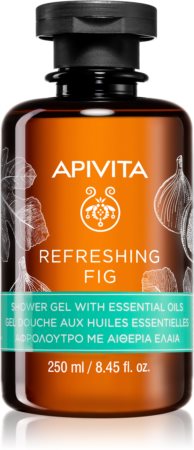 Apivita Refreshing Fig erfrischendes Duschgel mit ätherischen Öl