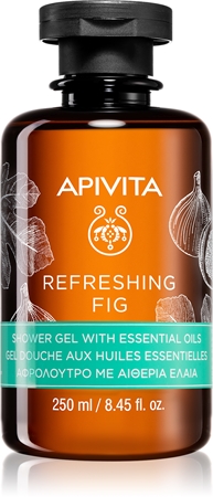 Apivita Refreshing Fig Shower Gel osvježavajući gel za tuširanje s esencijalnim uljem