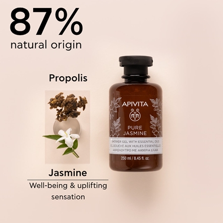 Apivita Pure Jasmine Shower Gel hydratační sprchový gel s esenciálními oleji