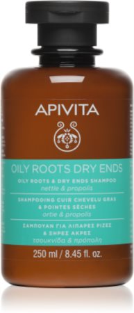 Apivita Holistic Hair Care Nettle & Propolis shampoing pour cuir chevelu gras et pointes sèches
