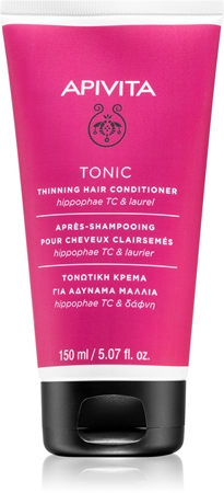 Apivita Tonic Thinning Hair Conditioner tonizáló kondicionáló vékony szálú, hullásra hajlamos hajra