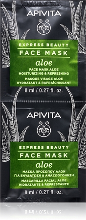 Apivita Express Beauty Aloe hydratační pleťová maska s aloe vera