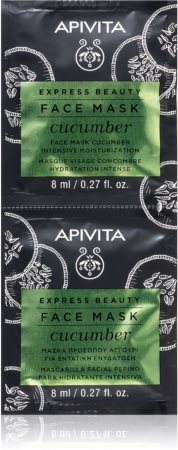 Apivita Express Beauty Cucumber mască facială intens hidratantă