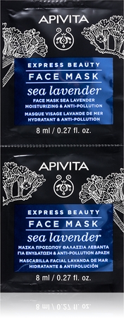 Apivita Express Beauty Moisturizing Face Mask Sea Lavender maseczka do twarzy o działaniu nawilżającym