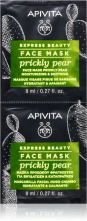 Apivita Express Beauty Prickly Pear máscara facial apaziguador com efeito hidratante