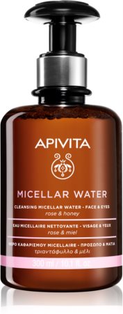 Apivita Cleansing Rose & Honey μικυλλιακό νερό Για  πρόσωπο και μάτια