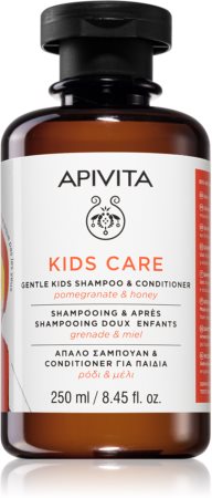 Apivita Kids Pomegranate & Honey Schampo och balsam 2-i-1 för barn