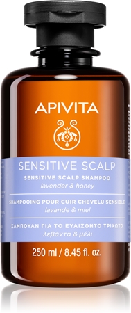 Apivita Holistic Hair Care Lavender & Honey Șampon pentru scalp sensibil și iritat cu lavanda