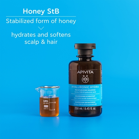 Apivita Hyaluronic Hydra Moisturizing Shampoo Moisturizing Shampoo