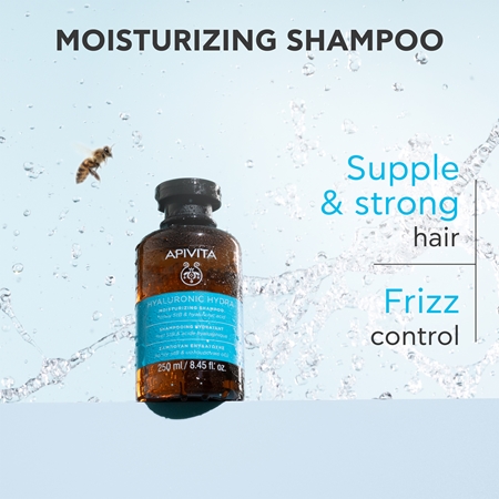 Apivita Hyaluronic Hydra Moisturizing Shampoo хидратиращ шампоан