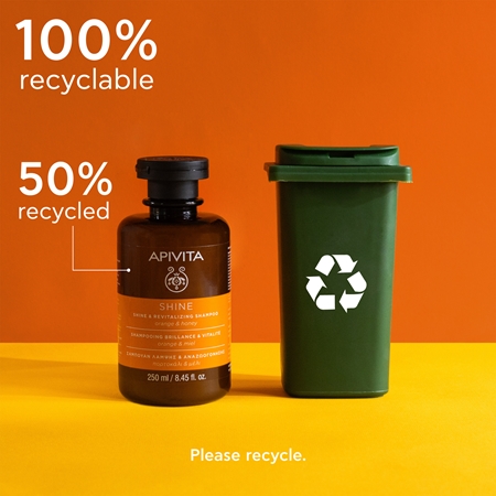 Apivita Shine and Revitalizing Shampoo szampon rewitalizujący do wzmocnienia włosów i nadania im większego połysku