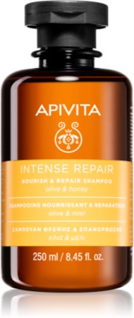 Apivita Holistic Hair Care Olive & Honey intensives, nährendes Shampoo