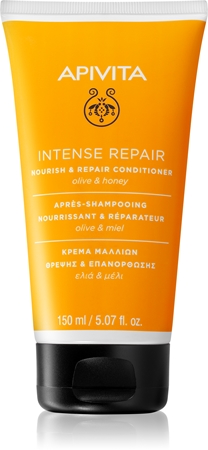 Apivita Intense Repair Olive & Honey regeneračný kondicionér pre suché a poškodené vlasy