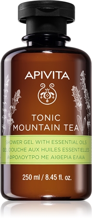 Apivita Tonic Mountain Tea tönendes Duschgel