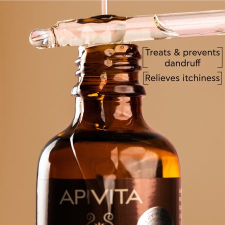 Apivita Holistic Hair Care Celery & Propolis Behandling för hårbotten För att behandla fett mjäll