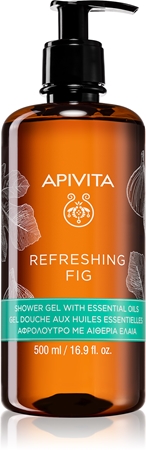 Apivita Refreshing Fig Shower Gel gel doccia rinfrescante con oli essenziali
