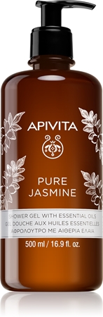 Apivita Pure Jasmine Shower Gel gel de dus hidratant cu uleiuri esentiale