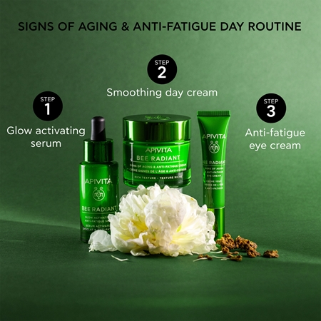 Apivita Bee Radiant Serum rozjasňujúce hydratačné sérum proti starnutiu pleti