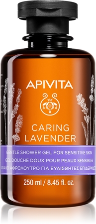 Apivita Caring Lavender Shower Gel for Sensitive Skin gel douche doux pour peaux sensibles