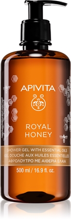 Apivita Royal Honey Creamy Shower Gel gel de dus hidratant cu uleiuri esentiale