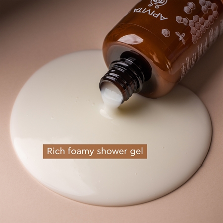 Apivita Royal Honey Creamy Shower Gel moisturising shower gel with essential oils