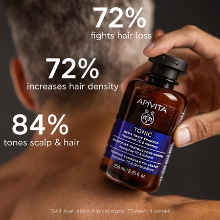 Apivita Tonic Men's Tonic Shampoo σαμπουάν κατά της τριχόπτωσης
