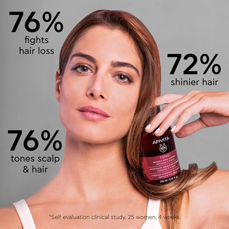 Apivita Tonic Women's Tonic Shampoo Shampoo gegen Haarausfall