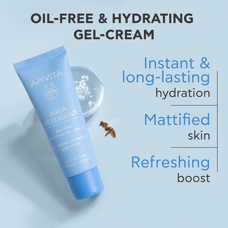 Apivita Aqua Beelicious Oil-Free Hydrating Gel-Cream Light Hydro - Gel Cream oil-free