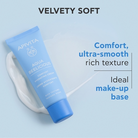 Apivita Aqua Beelicious Comfort Hydrating Cream Rich Nourishing Day and Night Cream moisturising