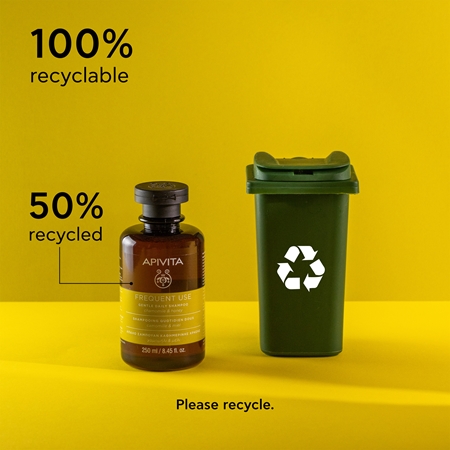 Apivita Frequent Use Gentle Daily Shampoo sampon mindennapi használatra kamillával