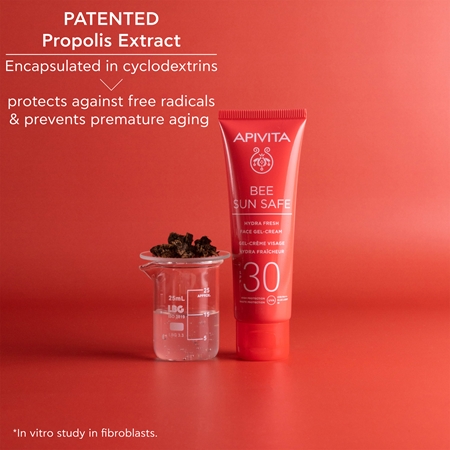 Apivita Bee Sun Safe Hydra Fresh Face Gel-Cream SPF30 hydratační gel krém SPF 30