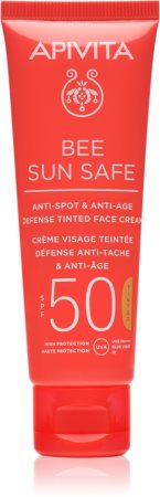 Apivita Bee Sun Safe crème teintée protectrice visage SPF 50