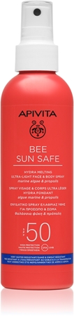 Apivita Bee Sun Safe Hydra Melting Ultra-Light Spray SPF50 spay-lotiune de protectie solara SPF 50