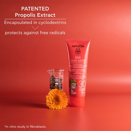 Apivita Bee Sun Safe Baby Sun Cream SPF30 dětský krém na opalování SPF 30
