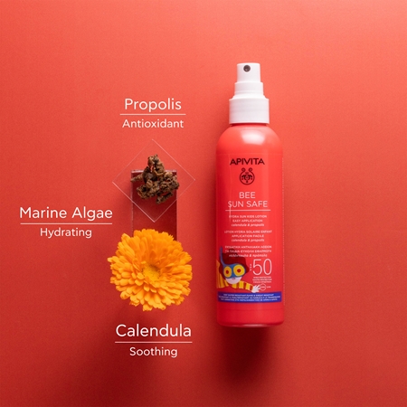 Apivita Bee Sun Safe Kids Spray SPF50 Bräunungsmilch für Kinder SPF 50