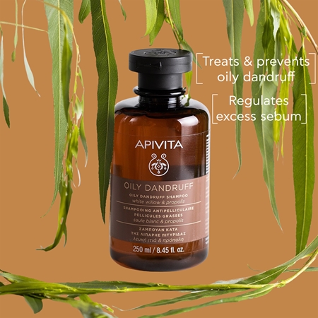 Apivita Dandruff Relief Oily Dandruff Dermatological Shampoo Anti-Dandruff Shampoo for oily hair